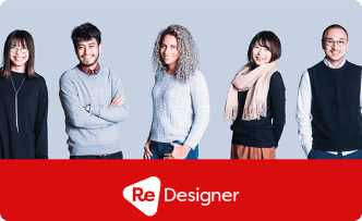 ReDesignerのサービスロゴとアイコンのプレビュー