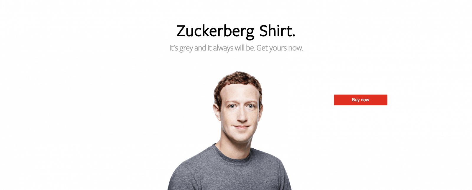 Zuckerberg Shirt.